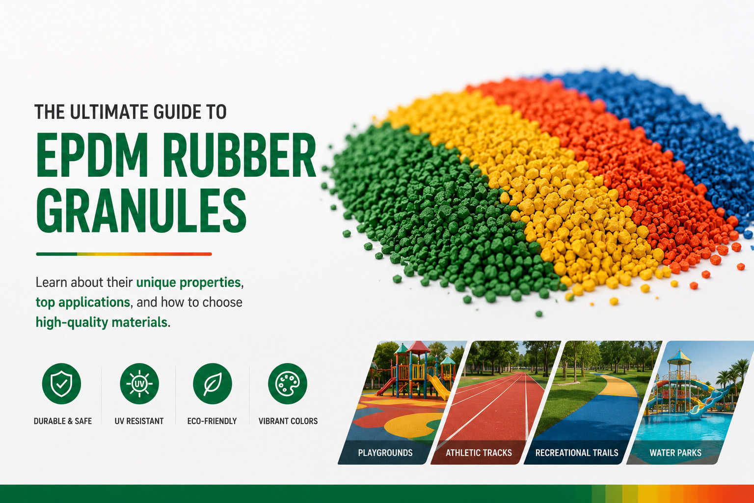 EPDM Rubber Granules: Definition, Properties, and Key Applications Explained