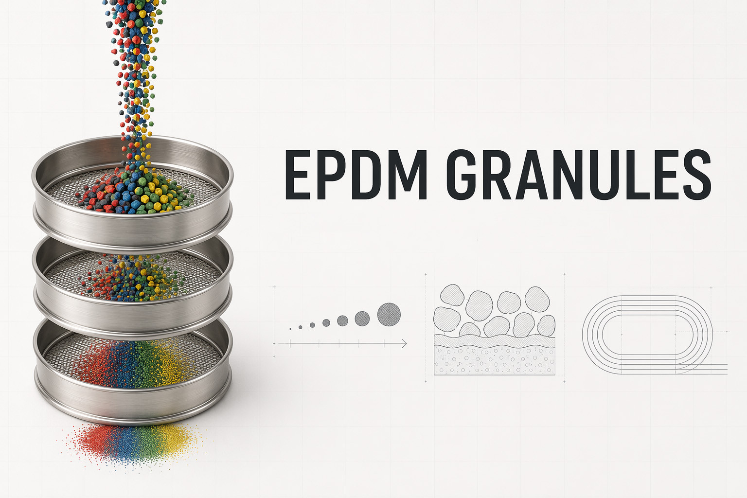 Understanding EPDM Rubber Granules: Optimizing Particle Size, Granules Mesh Size, and Particle Distribution