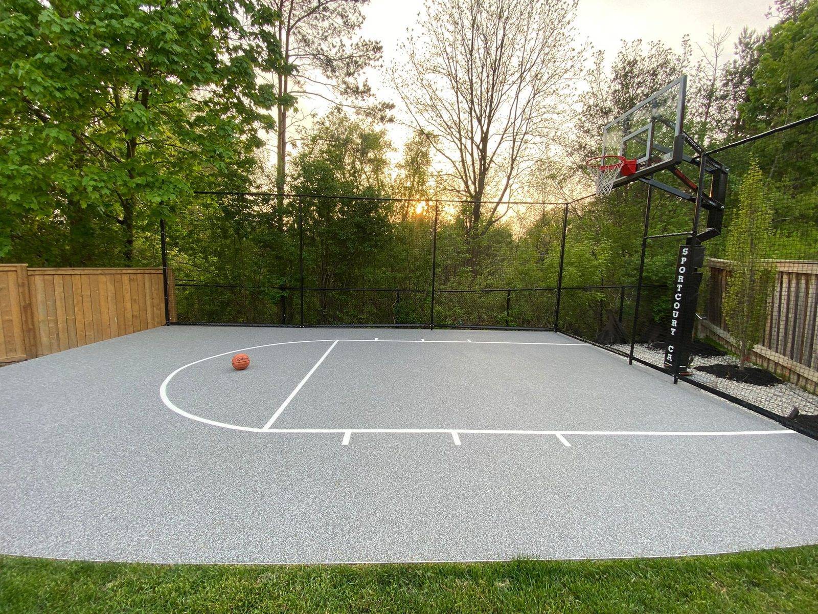 Warm Rubaroc surfacing around an outdoor pool