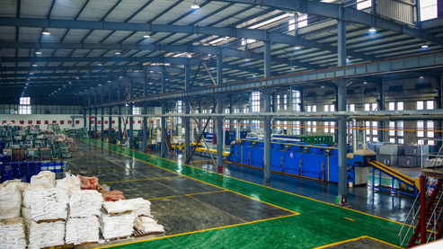 FieldsMaster EPDM Granules manufacturing workshop