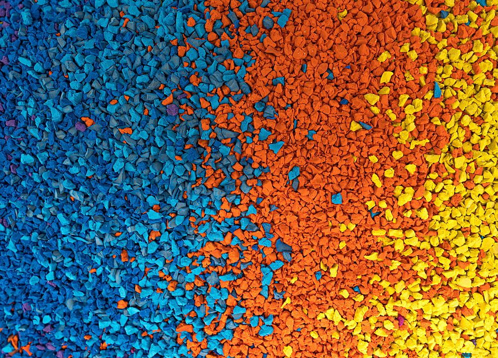 FieldsMaster EPDM rubber granules in multiple standard colors