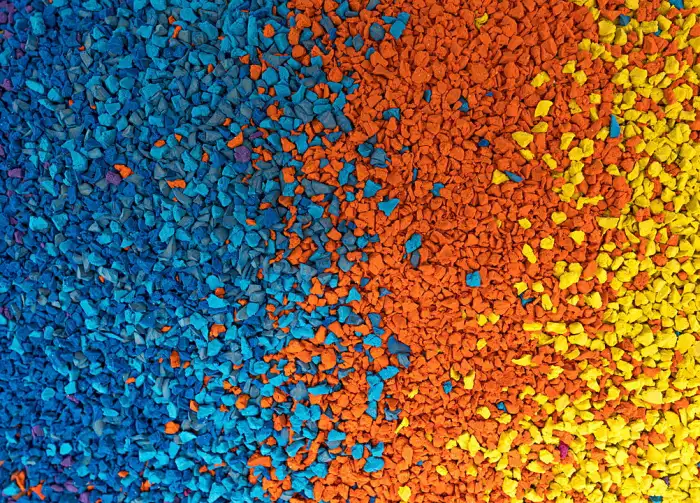 FieldsMaster EPDM rubber granules in multiple standard colours