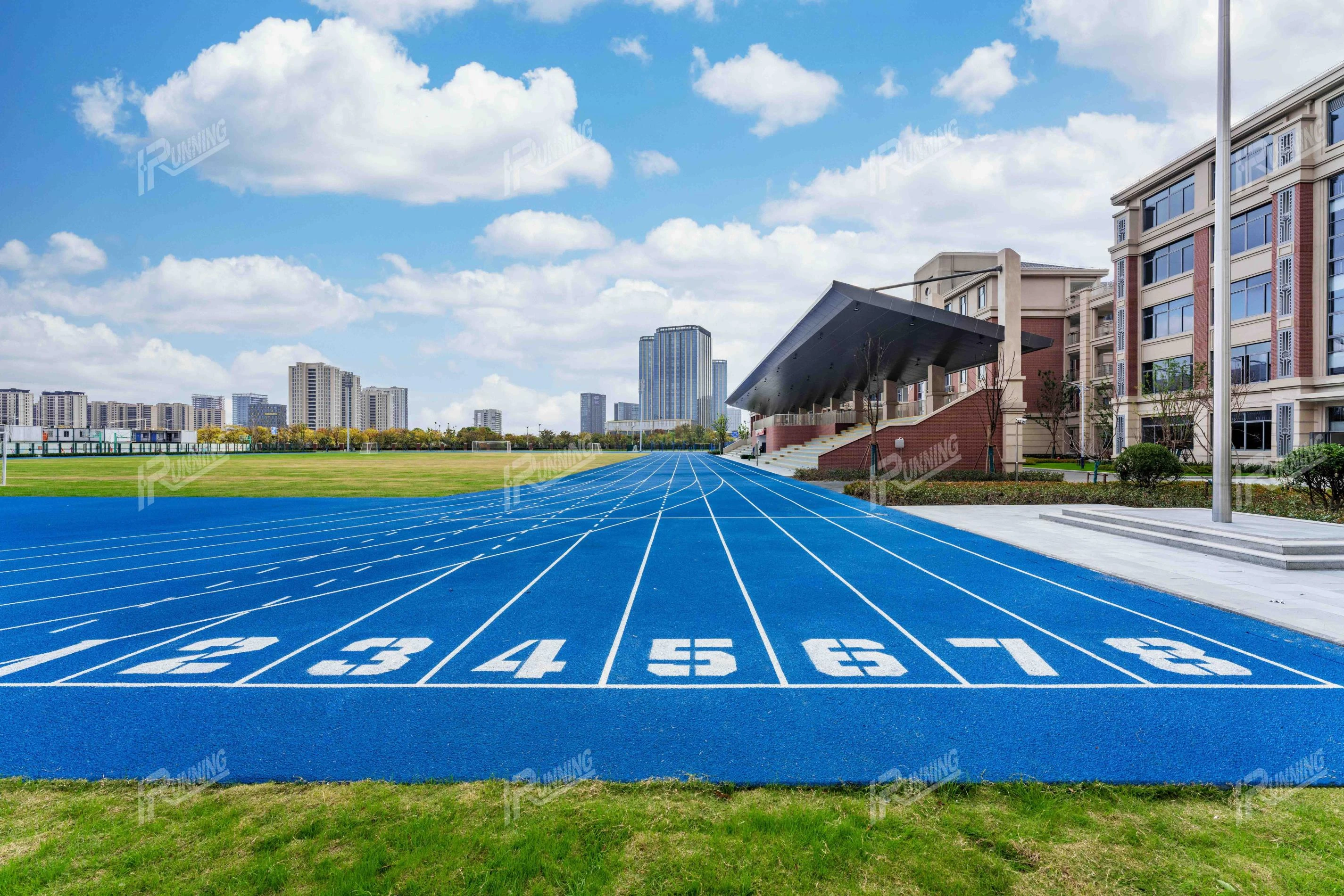 Спортивное покрытие из резины EPDM