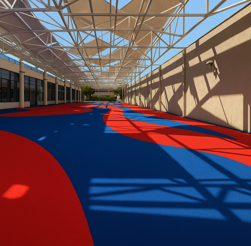 Transforming an American School Playground in Saudi Arabia: A Seamless EPDM Surfacing Project