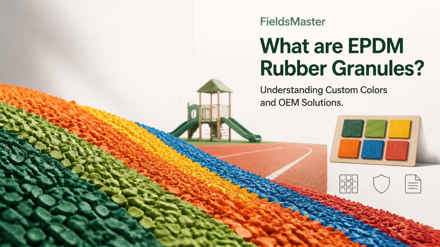 What are EPDM Rubber Granules? Understanding Custom Colors and OEM Solutions.