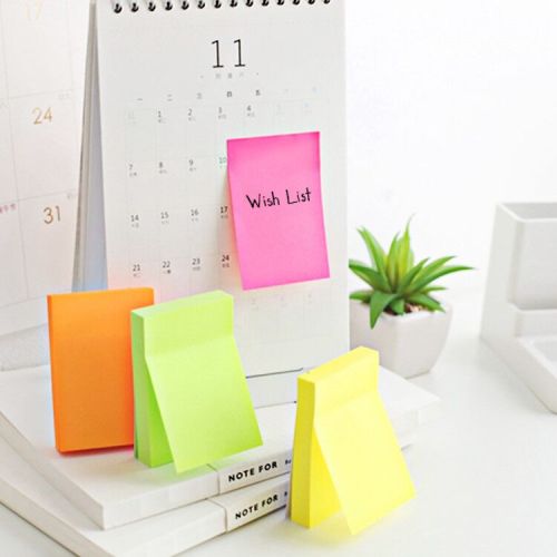 Sticky Notes Message Stickers Colorful Paper, Office Sticky Notes, Adhesive Sticky Marker Stickers