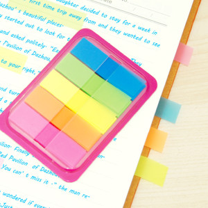 PET Sticky Notes | PET Office sorting | stripsIndex bar  | Student Classification Index Bar