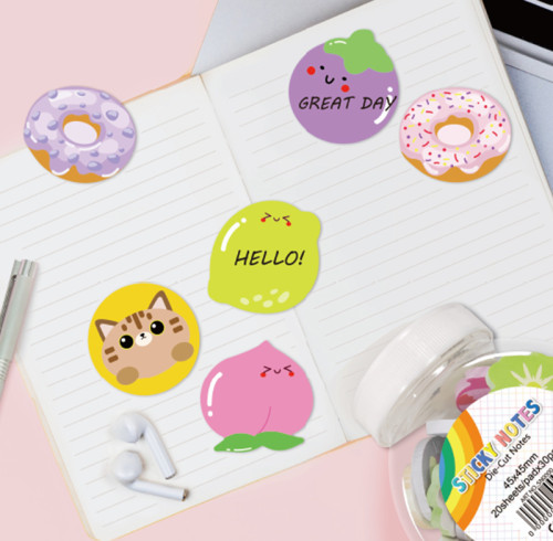 Merry Sticky Notes，Cartoon Sticky Notes，Student Classification， Special shape