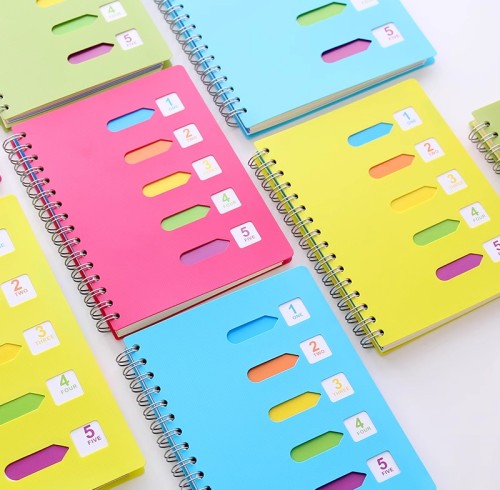 Double Ringed Plain Notebook, Spiral Bound Notebook, Office notebook, office notepad,  Minimalist Wind Coil Notebook