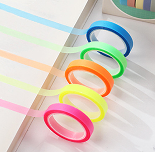 Transparent tape, colored decorative paper tape, student tape, decorative tape, paper tape set