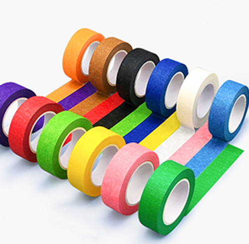 fluorescent solid color decorative tape, student tape, decorative tape, office supplies, paper tape set