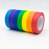 fluorescent solid color decorative tape, student tape, decorative tape, office supplies, paper tape set