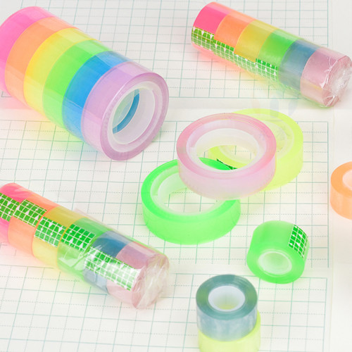 Transparent tape, colored decorative paper tape, student tape, decorative tape, paper tape set