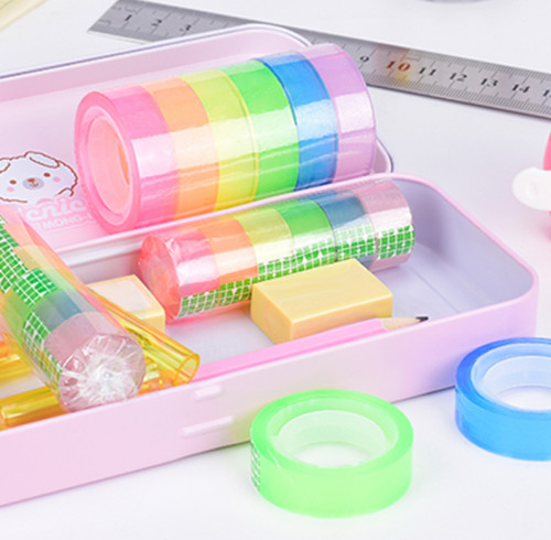 Transparent tape, colored decorative paper tape, student tape, decorative tape, paper tape set