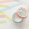 Colored solid color decorative tape, student tape, decorative tape, office supplies, paper tape set