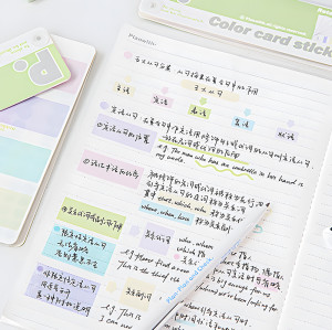 Self adhesive stickers, solid color label classified signature stickers, Hand account material sticker