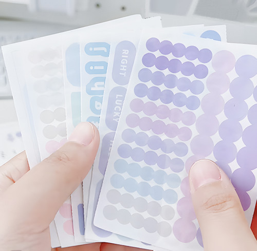 Colored self-adhesive label stickers,handwritten self-adhesive classification index stickers,Adhesive stickers,Self-adhesive labels