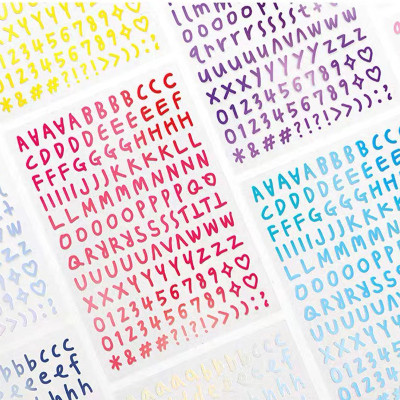 Adhesive stickers,game stickers,handheld account material stickers，adhesive label stickers，letter stickers