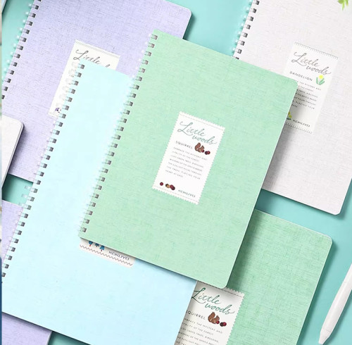 Soft coil Spiral Bound Notebook, Office notebook, office notepad, Minimalist Wind Coil Notebook