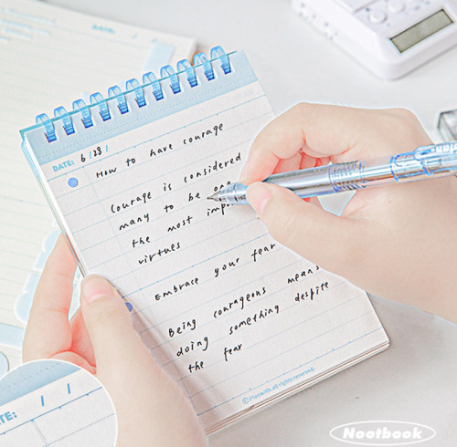 Soft coil Spiral Bound Notebook, Office notebook, office notepad, Minimalist Wind Coil Notebook