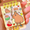 Capybara Ring-bound Notebook, Student Learning Notebook, Cute Cartoon Notebook