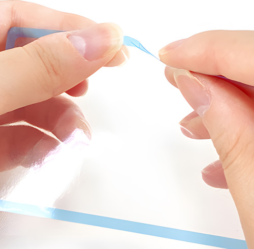 Transparent Waterproof adhesive label stickers，roll adhesive sticker, synthetic paper, repeatedly pasted without leaving traces