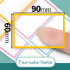 Transparent Waterproof adhesive label stickers，roll adhesive sticker, synthetic paper, repeatedly pasted without leaving traces