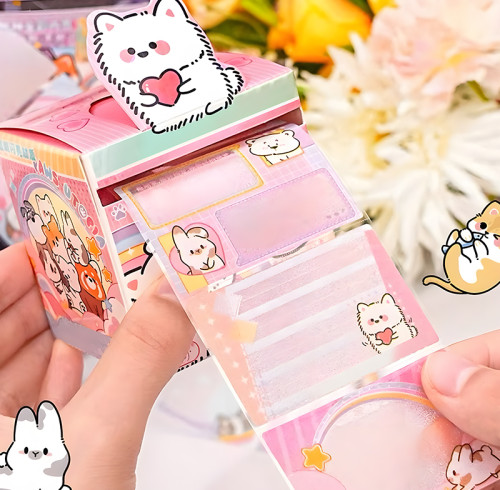 Transparent Shining Adhesive stickers，Key marking stickers, hand account material stickers