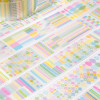 Transparent tape, colored decorative paper tape, student tape, decorative tape, paper tape set