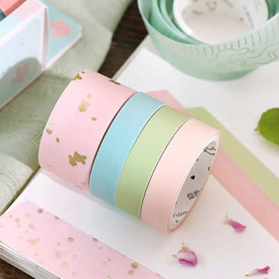 adhesive tape colorful decoration paper tape， Student accounting tape,decorative tape,Paper Tape Set，Hot stamping tape