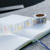 cartoon transparent adhesive tape colorful decoration paper tape， Student accounting tape,decorative tape,Paper Tape Set