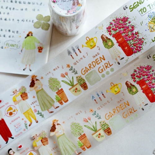 cartoon adhesive tape colorful decoration paper tape， Student accounting tape,decorative tape,Paper Tape Set