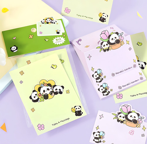 Cartoon Memo Notes, Hand notes, student Hand account materials，Vertical portable sticky notes