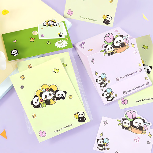 Cartoon Memo Notes, Hand notes, student Hand account materials，Vertical portable sticky notes