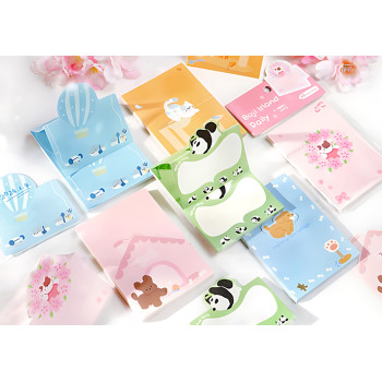 Cartoon Memo Notes, Hand notes, student Hand account materials，Vertical portable sticky notes