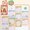 Capybara Memo Notes, Hand notes, student Hand account materials，Cartoon memo notes，Milk Box Sticker