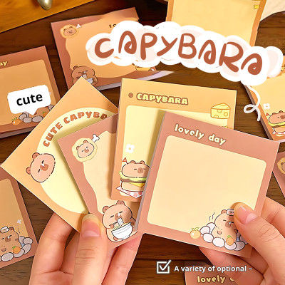 Capybara Memo Notes, Hand notes, student Hand account materials，Cartoon memo notes