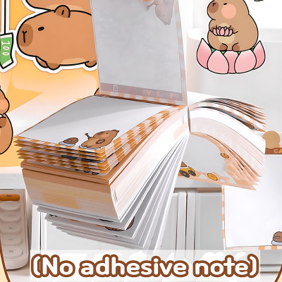 Capybara Memo Notes, Hand notes, student Hand account materials，Paper Cubes