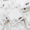 Memo Notes, Simple black and white dialogue box notes, Hand notes, student learning notes, office notes