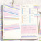 Memo Notes, Striped sticky notes, Hand note，Tearable Notes student learning notes, office notes