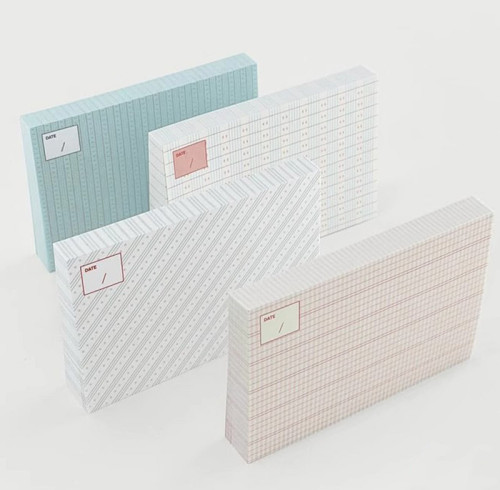 Memo Notes, line notebook and Stickers, Hand note，memo notes, student learning notes, office notes