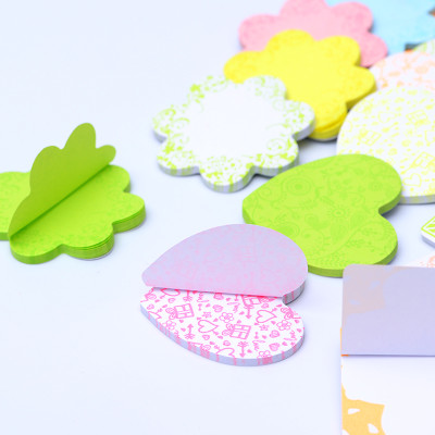 Die-cut notes Sticky Notes Message Stickers Colorful Paper, Office Sticky Notes,  notebook colored sticky labels