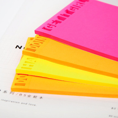 Die-cut notes Sticky Notes Message Stickers Colorful Paper, Office Sticky Notes,  notebook colored sticky labels