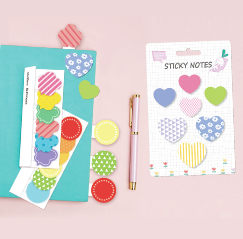 Combination sticky notes, page tags, notebook labels, notebook colored sticky labels, office sticky notes
