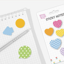 Combination sticky notes, page tags, notebook labels, notebook colored sticky labels, office sticky notes