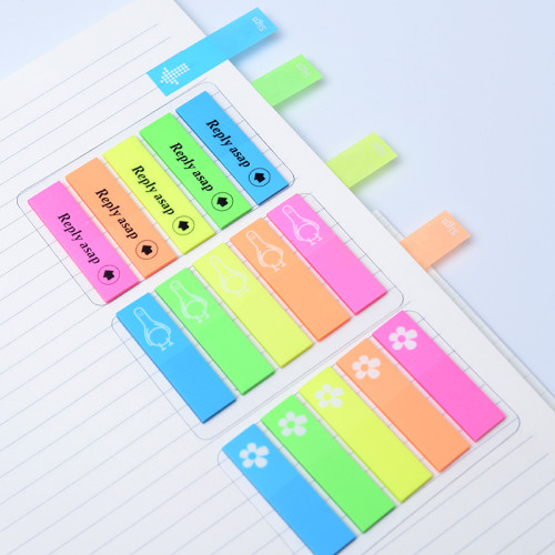 PET Sticky Notes | PET Office sorting | stripsIndex bar  | Student Classification Index Bar