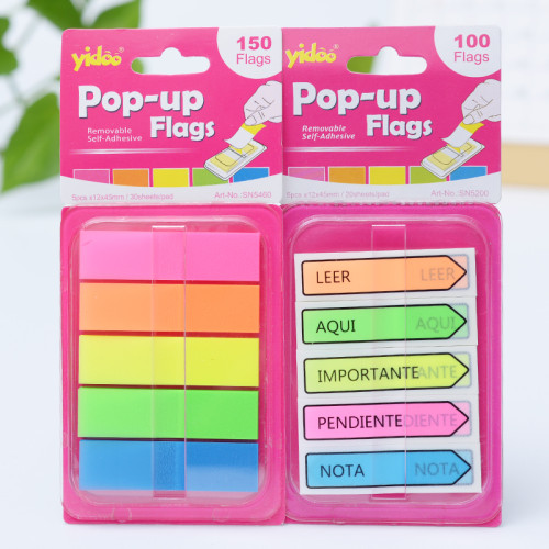 PET Sticky Notes | PET Office sorting | stripsIndex bar  | Student Classification Index Bar