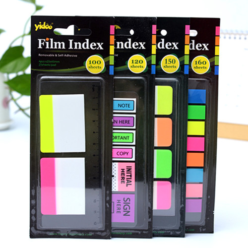 PET Sticky Notes | PET Office sorting | stripsIndex bar  | Student Classification Index Bar