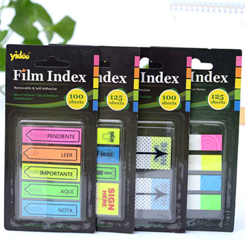 PET Sticky Notes | PET Office sorting | stripsIndex bar  | Student Classification Index Bar