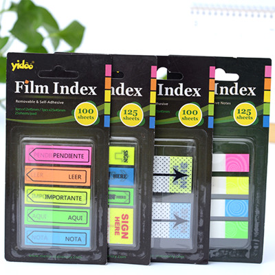 PET Sticky Notes | PET Office sorting | stripsIndex bar  | Student Classification Index Bar